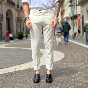 Pantalone Crema Capri - FLAG STORE